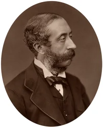 Comte de Carnarvon, président de la Société des Antiquaires, 1880