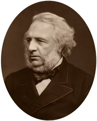 Sir Charles Reed, président du London School Board, 1880