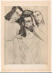 Christ entre Jean-Baptiste et Marie
