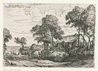 Maison avec toit de chaume