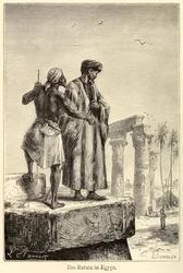 Ibn Battuta en Égypte, voyageur médiéval Muhammad Ibn Battuta visitant l
