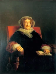Portrait de Madame Clicquot, née Ponsardin 1777-1866, entre 1851 et 1860