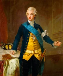 Portrait du roi Gustave III de Suède (1771-1792)