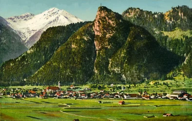 Oberammergau, Bavière, Allemagne vers 1922