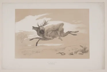 La Fuite, page 11, illustration pour "La Fuite du Cerf" de Christian Winther