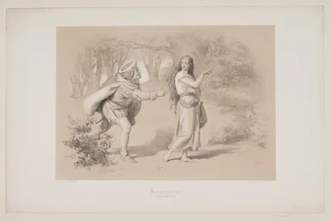 Kongsgården, p. 69, illustration de "Hjortens Flugt" de Christian Winther