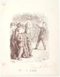Jeu de soldats. Pierre est capitaine
