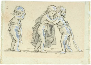 Vignette avec des enfants disant au revoir