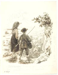 Marie et Jujules comme bergers