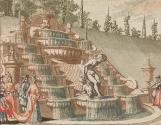 La Cascade de Narcisse, du côté est du Grand Jardin