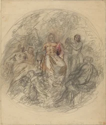Étude de Jupiter et trois déesses