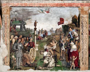 Vie de Sainte Cécile : Martyre de Saint Valérien et Tiburce