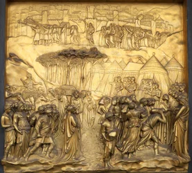 Relief La Chute de Jéricho, Porte du Paradis du Baptistère de San Giovanni,..., 2015