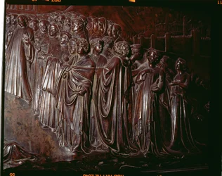 Le Sanctuaire de Saint Zenobius, détail de la foule (détail)