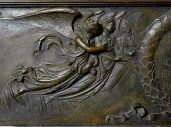 Deux anges (détail du Reliquaire de Saint Zénobe)