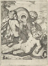 Bacchanale de trois enfants