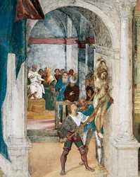 Martyr de Sainte Barbe (détail)