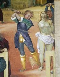 Martyr de Sainte Barbe (détail)