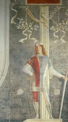 Pierre tombale du sénateur Augustine Onigo (détail)