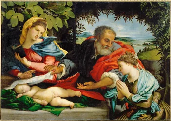 La Sainte Famille avec Sainte Catherine d