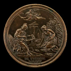 Allégorie avec Minerve, le Temps et une Sibylle [verso], 1725