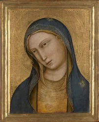 Buste de Sainte Marie, vers 1381-1425 (tempera sur panneau)