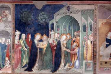 La visitation de Marie à sainte Élisabeth et saint Zacharie