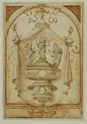 Etude pour un monument funéraire ...
