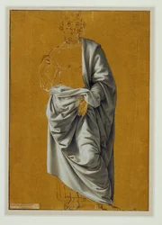 Etude de drapé pour le personnage de Saint Barthélemy ...