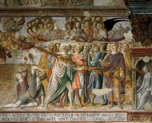 Révélation : les damnés sont percés par une lueur encerclante, 1446-1449