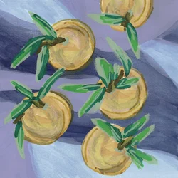 Clémentines jaune pastel
