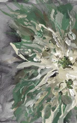 Abstraction florale verte