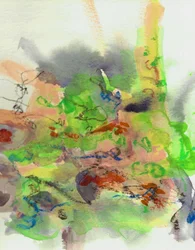 Abstrait organique éclatant