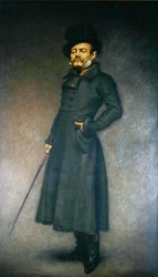 Firmin Gémier (1869-1933) dans le rôle du colonel Bridau dans la pièce 