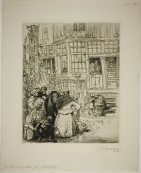 Une rue du quartier juif d