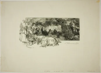Cantine de la mère Pichard, près de la Gorge aux Loups