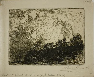 Stormy Sunset, Jouy-le-Moutier