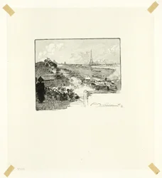 The Dawn, plate fourteen from Le Long de la Seine et des Boulevards