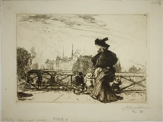 The Île de la Cité viewed from the Pont des Arts