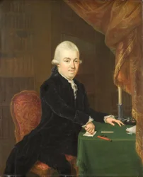 Néerlandais :  Jan Bernd Bicker (1746-1812) Portrait d