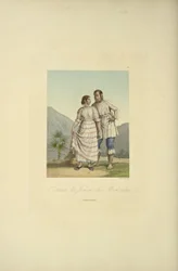Costumes des Indiens de Mechoacan, illustration de 