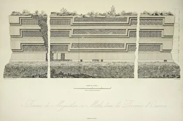 Ruines de Miguitlan ou Mitla, dans la province d
