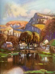 Gorge de Cheddar, Somerset, 1924-1926