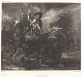 Attaque du lion