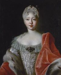 Portrait de la grande-duchesse Elisabeth Petrovna (1709-1761)