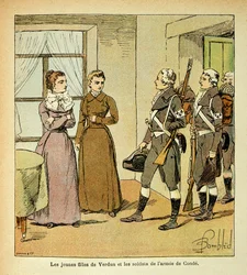 Les jeunes filles de Verdun et les soldats de l