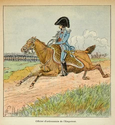 Illustration par Louis Bombled (1862-1927) du livre Le Mémorial de Sainte-Hélène par le comte Emmanuel de Las Cases (1766-1842) : Portrait d