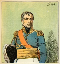Illustration de Louis Bombled (Le Mémorial de Sainte-Hélène) : Portrait du maréchal Nicolas Charles Oudinot, duc de Reggio