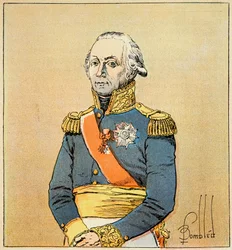 Illustration de Louis Bombled (Le Mémorial de Sainte-Hélène) : Portrait du maréchal François Christophe Kellermann, duc de Valmy