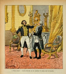 Talleyrand (1754-1838) face à Denis Decres (1761-1820), Collection privée